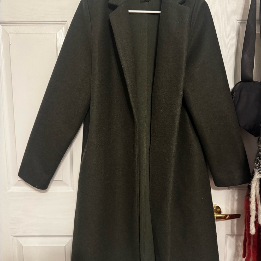 Zara Winter Green Pea Coat